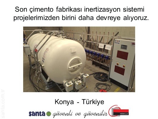 yangın ve patlama önleme inertizason sistemlerimiz